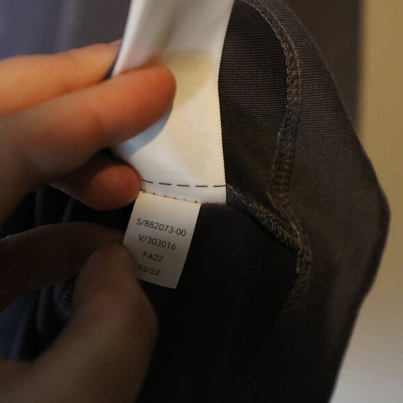 Athleta Seasoft Tank Dress Womens Large Dusk Violet Modal Crewneck Athletic - Picture 7 of 8